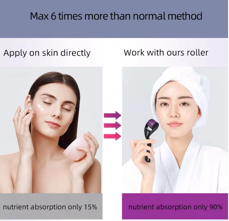 540 Titanium Derma Roller – Skin Rejuvenation &amp; Scar Care