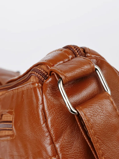 Stylish Adjustable PU Leather Shoulder Bag