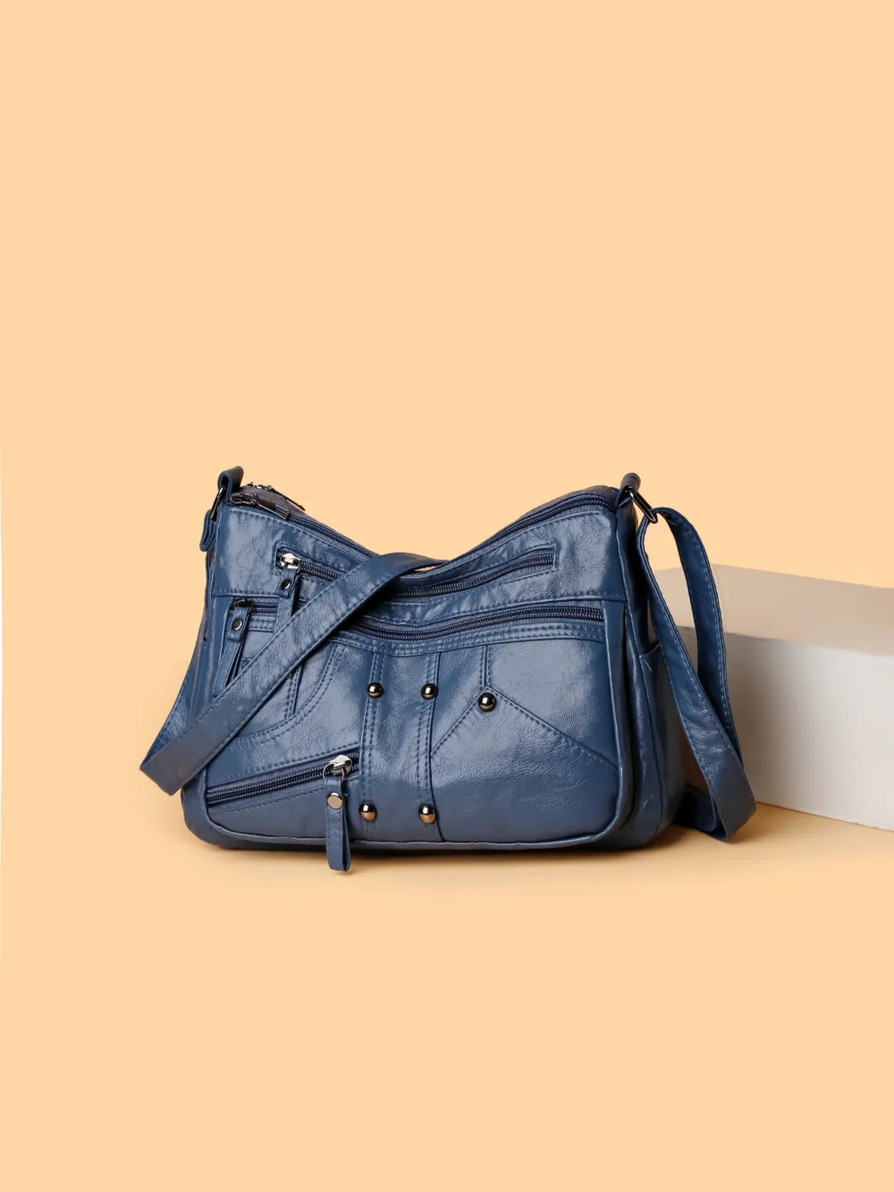 Stylish Adjustable PU Leather Shoulder Bag