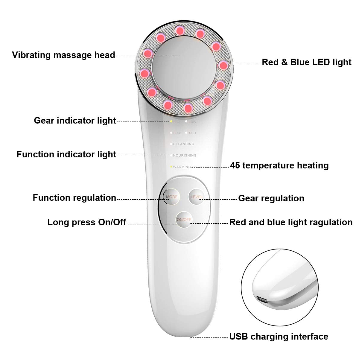 7-in-1 Home Facial Rejuvenation Device