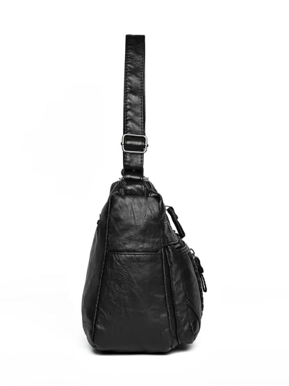Stylish Adjustable PU Leather Shoulder Bag