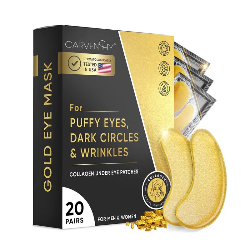 Gold Eye Mask – Anti-Puffiness, Moisturizing &amp; Anti-Aging Patches