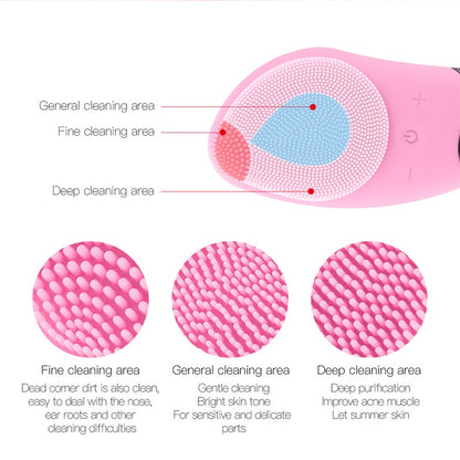 Mini Electric Silicone Facial Cleansing Brush