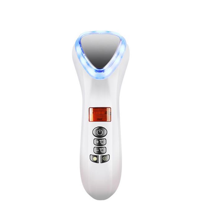 Ultrasonic Cryotherapy &amp; LED Hot-Cold Facial Massager