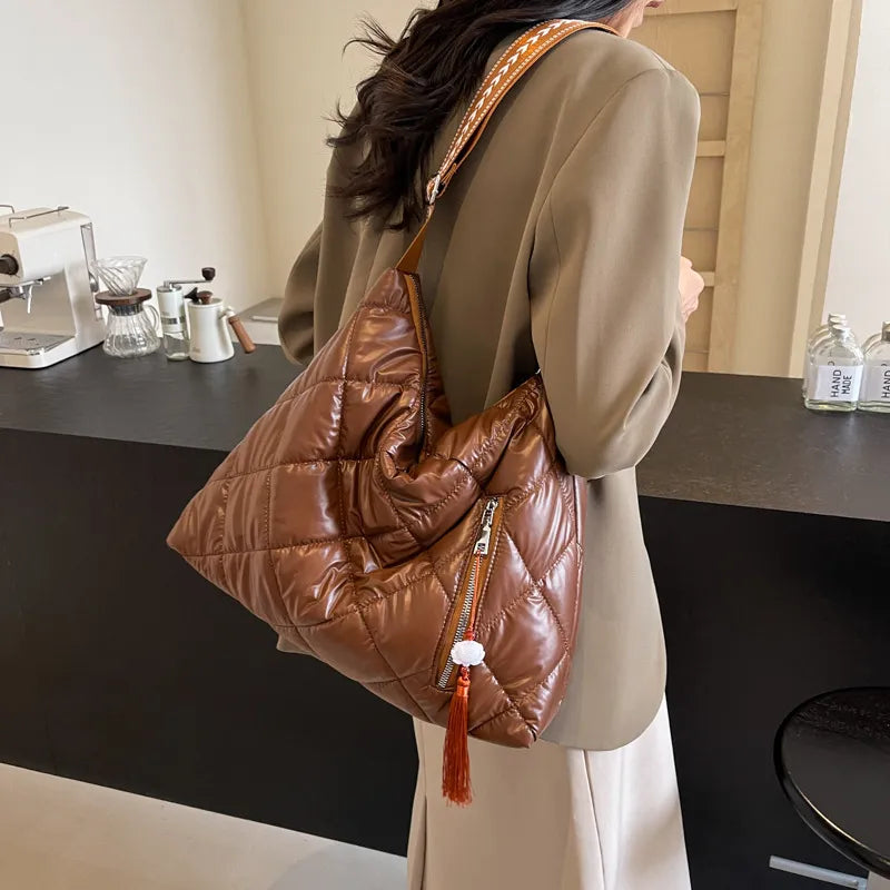 Quilted Nylon Travel Bag for Easy Adventures