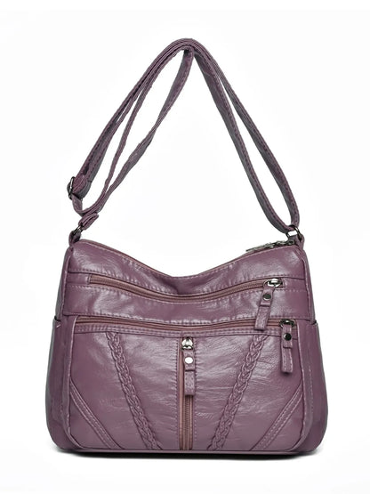 Stylish Adjustable PU Leather Shoulder Bag