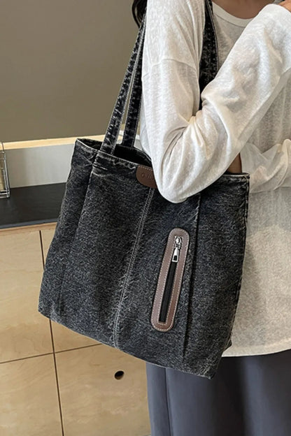 Stylish Medium Denim Tote for Everyday Use