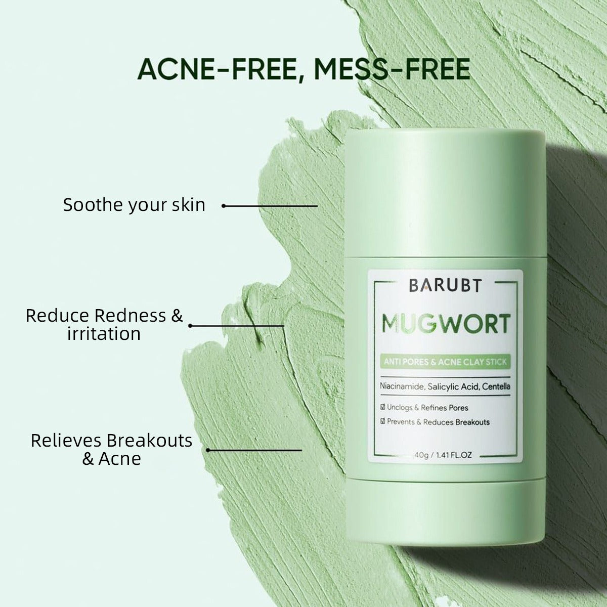 Artemisia Argyi Mud Mask Stick – Deep Cleansing &amp; Firming