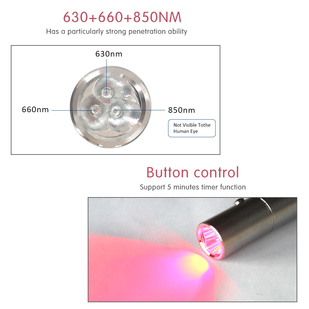 Portable Red Light Therapy Flashlight (RL09A-Lite)