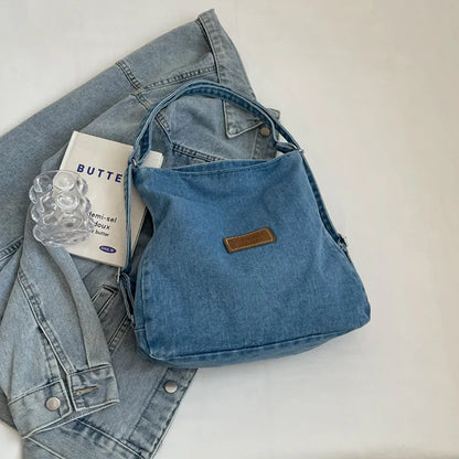Stylish Adjustable Denim Shoulder Bag