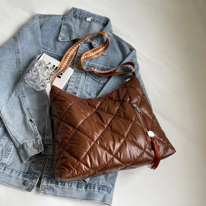 Quilted Nylon Travel Bag for Easy Adventures