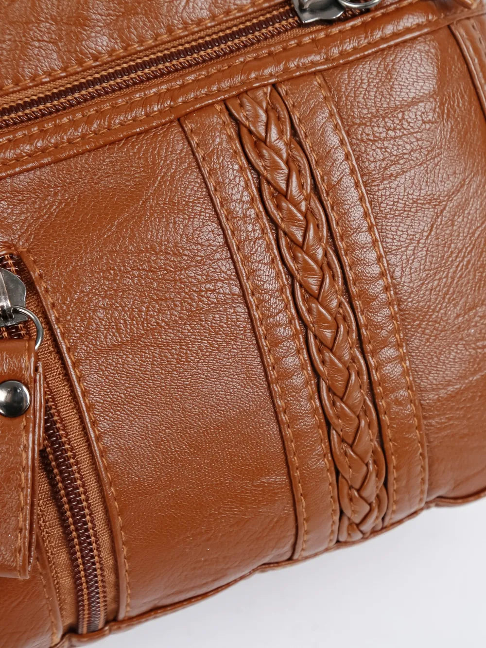 Stylish PU Leather Adjustable Shoulder Bag